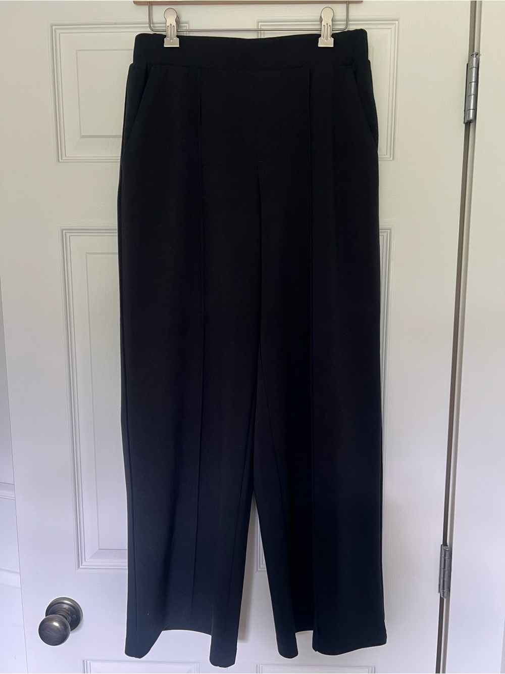 Offline by Aerie Black Wide-Leg Women's Knit Sweatpants